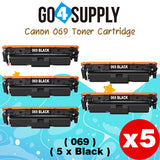 Compatible Canon 069 Black Toner Cartridge Used for Canon Color imageCLASS MF753Cdw MF751Cdw LBP674Cdw Printers