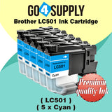 Brother LC501 Compatible Ink Cartridge - 1xC-LC501 | MFC-J1260DW, MFC-J1360DW, MFC-J1410DW, DCP-J100, DCP-J105, MFC-J200