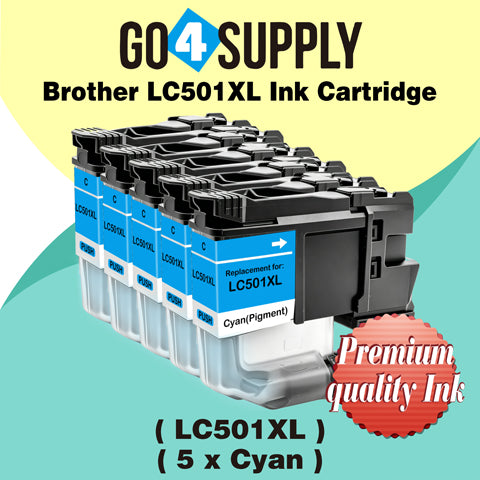Brother LC501XL Compatible Ink Cartridge - 1xC-LC501XL | MFC-J1260DW, MFC-J1360DW, MFC-J1410DW, DCP-J100, DCP-J105, MFC-J200