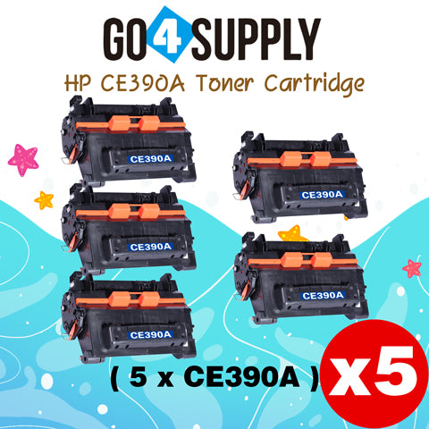 Compatible HP 90A CE390A 390A Toner Cartridge work with HP LaserJet Enterprise 600 Printer M602dn, M602n, M602x, M603dn, M603n, M603xh; LaserJet Enterprise M4555f MFP, M4555fskm MFP, M4555h MFP Printers