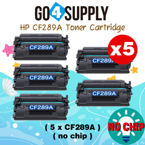 Compatible HP 89A CF289A (NO CHIP) Toner Cartridge use for HP LaserJet Enterprise Flow MFP M528c, M528z; HP LaserJet Enterprise M507dn, M507dng, M507n, M507x; HP LaserJet Enterprise MFP M528dn, MFP M528f Printers