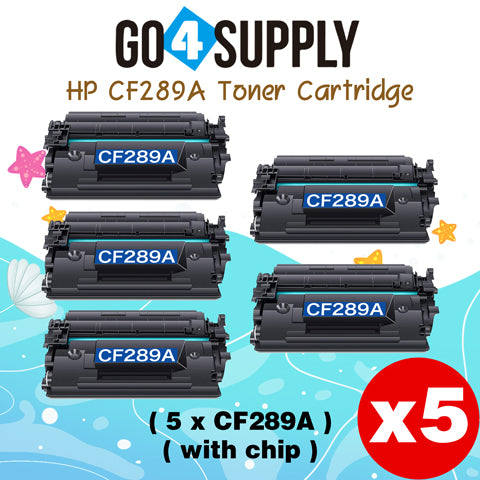 Compatible HP 89A CF289A (WITH NEW CHIP) Toner Cartridge use for HP LaserJet Enterprise Flow MFP M528c, M528z; HP LaserJet Enterprise M507dn, M507dng, M507n, M507x; HP LaserJet Enterprise MFP M528dn, MFP M528f Printers