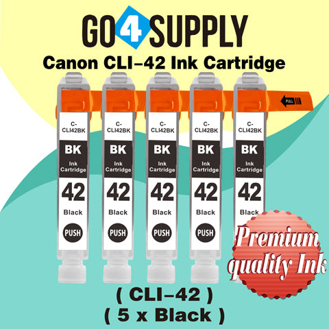 Compatible Canon CLI 42 CLI42 CLI-42 (Black) Ink Cartridge use with PIXMA Pro-100 Pro 100 Printers