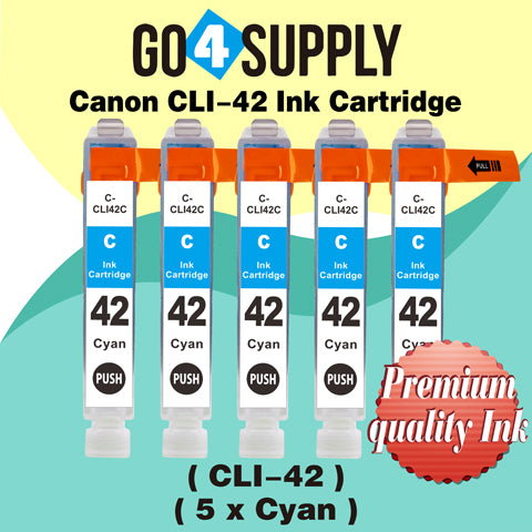 Compatible Canon CLI 42 CLI42 CLI-42 (Cyan) Ink Cartridge use with PIXMA Pro-100 Pro 100 Printers