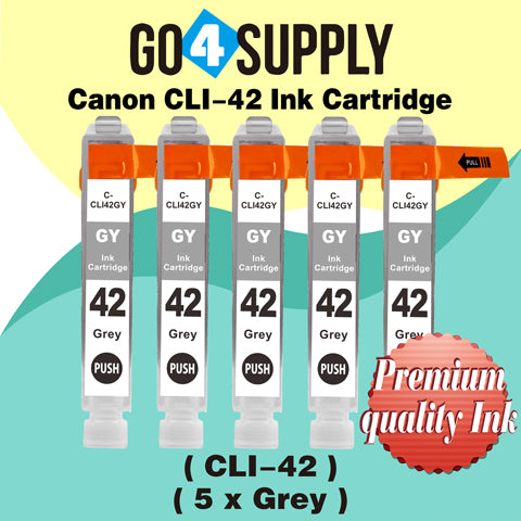 Compatible Canon CLI 42 CLI42 CLI-42 (Gray) Ink Cartridge use with PIXMA Pro-100 Pro 100 Printers