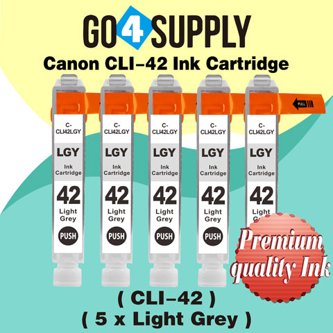 Compatible Canon CLI 42 CLI42 CLI-42 (Light Gray) Ink Cartridge use with PIXMA Pro-100 Pro 100 Printers