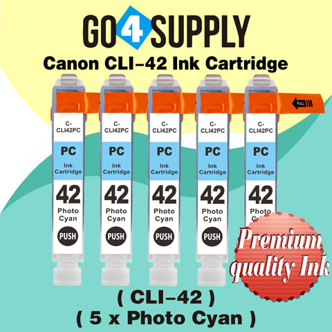 Compatible Canon CLI 42 CLI42 CLI-42 (Photo Cyan) Ink Cartridge use with PIXMA Pro-100 Pro 100 Printers