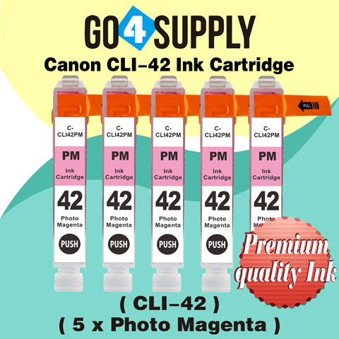 Compatible Canon CLI 42 CLI42 CLI-42 (Photo Magenta) Ink Cartridge use with PIXMA Pro-100 Pro 100 Printers