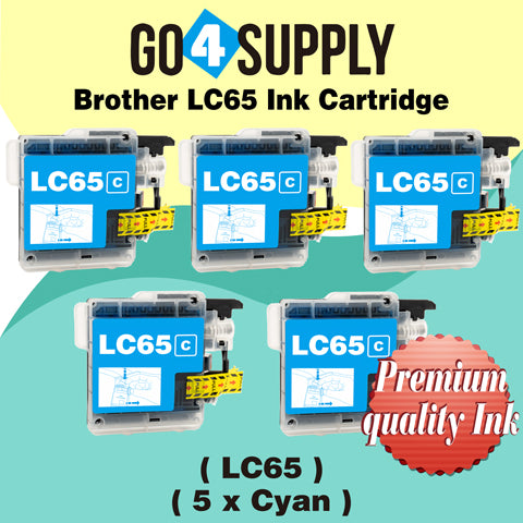 Compatible Cyan Brother LC65 Ink Cartridge Used for MFC-5890CN/5895CW/6490CW/6890CDW/J220/J265w/J270w/J410/J410w/J415W/J615W/J630W