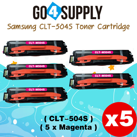 Compatible SAMSUNG CLT504S CLT-504S Magenta Toner Cartridge to use for SAMSUNG SL-C1810W SL-C1860FW CLX-4195N CLX-4195FN CLX-4195FW CLP-415N CLP-415NW Printers