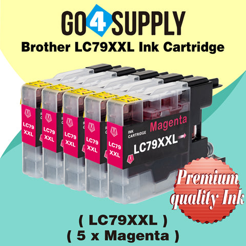 Compatible Brother Magenta LC79XXL LC-79 XXL Ink Cartridge Used for Brother MFC-J6510DW, MFC-J6710DW, MFC-J6910DW, MFC-J5910CDW, MFC-J6710CDW, MFC-J6910CDW, MFC-J5910DW Printers