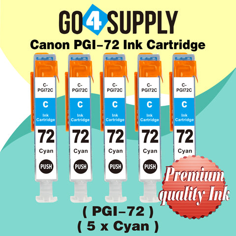 Compatible Canon PGI 72 PGI72 PGI-72 (Cyan) Ink Cartridge use with PIXMA Pro-10 Pro 10 Pro10S PRO-10S Pro 10 Printers