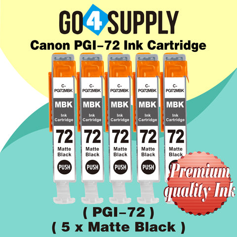 Compatible Canon PGI 72 PGI72 PGI-72 (Matte Black) Ink Cartridge use with PIXMA Pro-10 Pro 10 Pro10S PRO-10S Pro 10 Printers