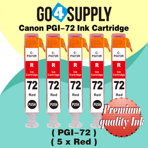 Compatible Canon PGI 72 PGI72 PGI-72 (Red) Ink Cartridge use with PIXMA Pro-10 Pro 10 Pro10S PRO-10S Pro 10 Printers