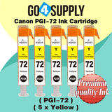 Compatible Canon PGI 72 PGI72 PGI-72 (Yellow) Ink Cartridge use with PIXMA Pro-10 Pro 10 Pro10S PRO-10S Pro 10 Printers