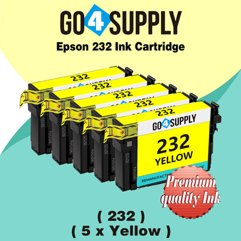 Compatible Epson 232 XL 232XL 232 Yellow Ink Cartridge Replacement for Epson Expression Home XP-4200 XP-4205 Workforce WF-2930 WF-2950 Printer