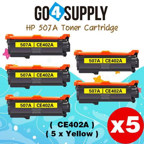 Compatible HP 507A CE403A CE400A CE401A Yellow Toner Cartridge to use for HP Laserjet 500 Color M551 M551n M551dn M575c Printers