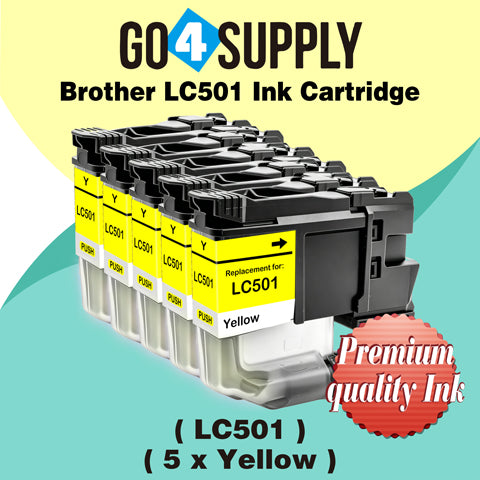 Brother LC501 Compatible Ink Cartridge - 1xY-LC501 | MFC-J1260DW, MFC-J1360DW, MFC-J1410DW, DCP-J100, DCP-J105, MFC-J200