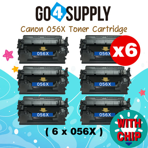 Compatible (WITH CHIP) Canon 056H CRG-056H CRG056H Toner Cartridge Use for Canon ImageCLASS LBP325dn LBP325X MF543dw MF543X MF542X Printers