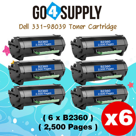 Compatible Dell 331-9803 RGCN6 2360DN Toner Cartridge Used for Dell B2360d, B2360dn, B3460dn, B3465dn, B3465dnf Printers