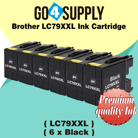 Compatible Brother Black LC79XXL LC-79 XXL Ink Cartridge Used for Brother MFC-J6510DW, MFC-J6710DW, MFC-J6910DW, MFC-J5910CDW, MFC-J6710CDW, MFC-J6910CDW, MFC-J5910DW Printers