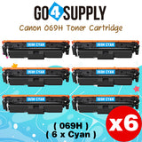 Compatible Canon 069H 069 Cyan Toner Cartridge Used for Canon imageCLASS MF753Cdw MF751Cdw LBP673cdw LBP674Cdw Series Printers