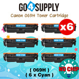 Compatible Canon 069H 069 Cyan Toner Cartridge Used for Canon imageCLASS MF753Cdw MF751Cdw LBP673cdw LBP674Cdw Series Printers