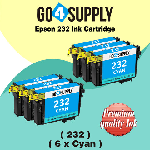 Compatible Epson 232 XL 232XL 232 Cyan Ink Cartridge Replacement for Epson Expression Home XP-4200 XP-4205 Workforce WF-2930 WF-2950 Printer
