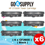 Compatible HP 508X CF360X Black Toner Cartridge to use for HP Color LaserJet Enterprise Flow MFP M577c, M577z; HP Color LaserJet Enterprise M552dn, M553dh, M553dn, M553n, M553x; HP Color LaserJet Enterprise MFP M577dn, M577f Printers