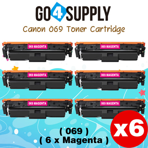 Compatible Canon 069 Magenta Toner Cartridge Used for Canon Color imageCLASS MF753Cdw MF751Cdw LBP674Cdw Printers
