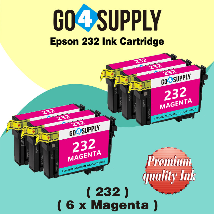 Compatible Epson 232 XL 232XL 232 Magenta Ink Cartridge Replacement for Epson Expression Home XP-4200 XP-4205 Workforce WF-2930 WF-2950 Printer
