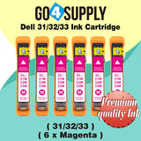 Compatible Dell Standard Capacity Magenta Ink Cartridge (Series 31) for Dell V525w V725w All-in-One Wireless Inkjet Printers