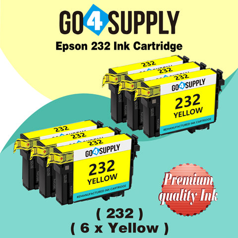 Compatible Epson 232 XL 232XL 232 Yellow Ink Cartridge Replacement for Epson Expression Home XP-4200 XP-4205 Workforce WF-2930 WF-2950 Printer