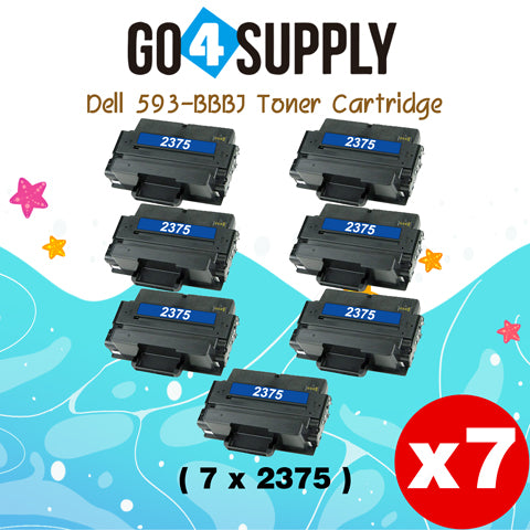 Compatible Dell 593-BBBJ 8PTH4 C7D6F B2375 Toner Cartridge Used for Dell B2375dnf B2375dfw B2375 2375dnf Printers
