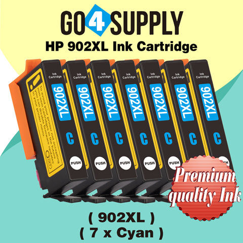 Compatible HP Cyan 902XL 902 XL Ink Cartridge Used for HP OfficeJet 6954 6958 6962, OfficeJet Pro 6968 6975 6978 Printers