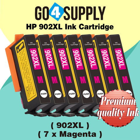Compatible HP Magenta 902XL 902 XL Ink Cartridge Used for HP OfficeJet 6954 6958 6962, OfficeJet Pro 6968 6975 6978 Printers