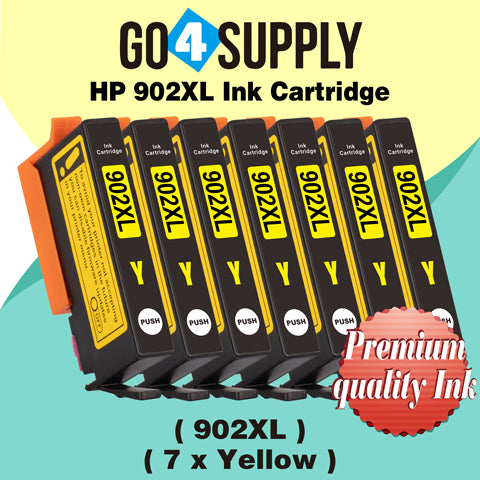Compatible HP Yellow 902XL 902 XL Ink Cartridge Used for HP OfficeJet 6954 6958 6962, OfficeJet Pro 6968 6975 6978 Printers