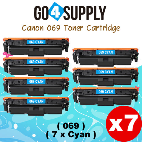 Compatible Canon 069 Cyan Toner Cartridge Used for Canon Color imageCLASS MF753Cdw MF751Cdw LBP674Cdw Printers