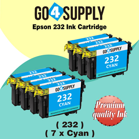 Compatible Epson 232 XL 232XL 232 Cyan Ink Cartridge Replacement for Epson Expression Home XP-4200 XP-4205 Workforce WF-2930 WF-2950 Printer