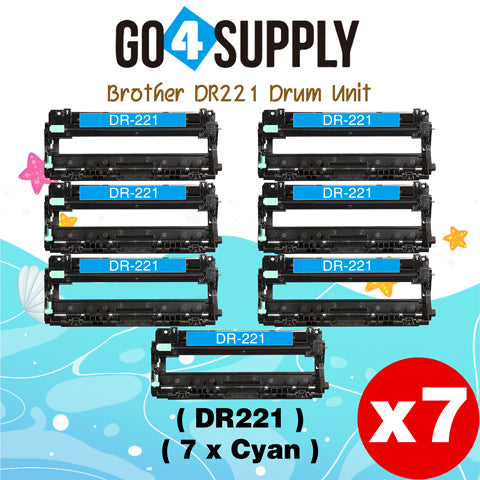 Compatible Brother DR221 DR-221 DR221CL Cyan Drum Unit Used for Brother HL-3140cw, HL-3170cdw, HL-3180CDW, MFC-9130cw, MFC-9330cdw, MFC-9340cdw, DCP-9020CDN Printer