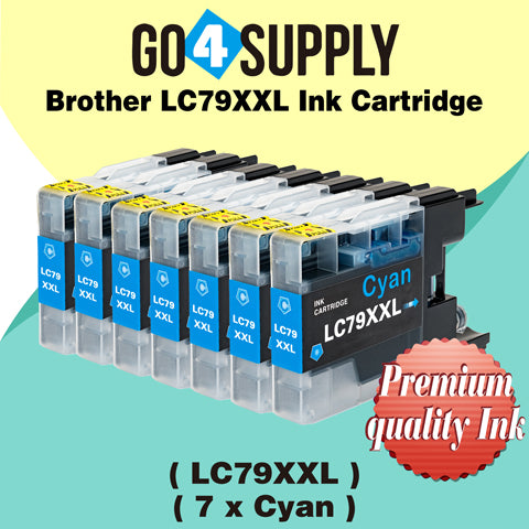 Compatible Brother Cyan LC79XXL LC-79 XXL Ink Cartridge Used for Brother MFC-J6510DW, MFC-J6710DW, MFC-J6910DW, MFC-J5910CDW, MFC-J6710CDW, MFC-J6910CDW, MFC-J5910DW Printers
