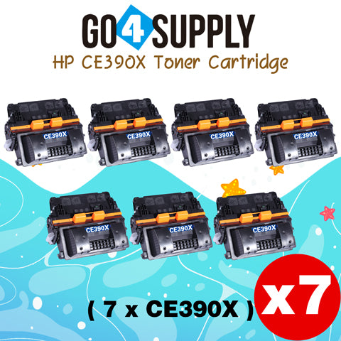Compatible HP 90X 390X CE390X Toner Cartridge work with HP LaserJet Enterprise 600 Printer M602dn, M602n, M602x, M603dn, M603n, M603xh; LaserJet Enterprise M4555f MFP, M4555fskm MFP, M4555h MFP Printers