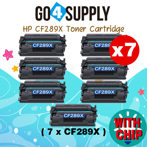 Compatible HP 89X CF289X 89A (WIHT CHIP, 10,000 pages) Toner Cartridge use for HP LaserJet Enterprise Flow MFP M528c, M528z; HP LaserJet Enterprise M507dn, M507dng, M507n, M507x; HP LaserJet Enterprise MFP M528dn, MFP M528f Printers
