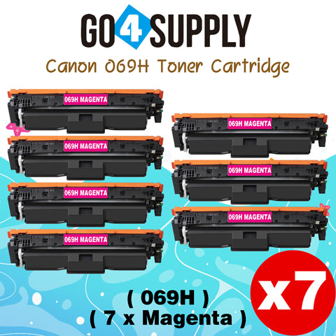 Compatible Canon 069H 069 Magenta Toner Cartridge Used for Canon imageCLASS MF753Cdw MF751Cdw LBP673cdw LBP674Cdw Series Printers