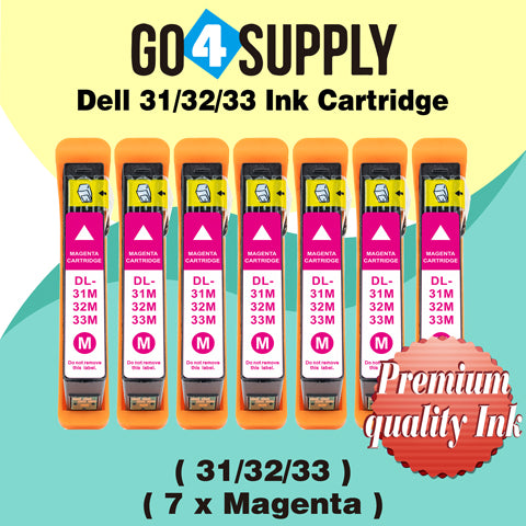 Compatible Dell Standard Capacity Magenta Ink Cartridge (Series 31) for Dell V525w V725w All-in-One Wireless Inkjet Printers