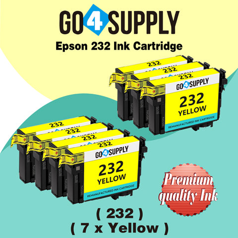 Compatible Epson 232 XL 232XL 232 Yellow Ink Cartridge Replacement for Epson Expression Home XP-4200 XP-4205 Workforce WF-2930 WF-2950 Printer