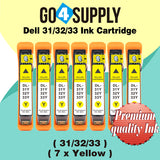 Compatible Dell Standard Capacity Yellow Ink Cartridge (Series 31) for Dell V525w V725w All-in-One Wireless Inkjet Printers