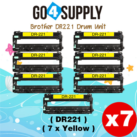 Compatible Brother DR221 DR-221 DR221CL Yellow Drum Unit Used for Brother HL-3140cw, HL-3170cdw, HL-3180CDW, MFC-9130cw, MFC-9330cdw, MFC-9340cdw, DCP-9020CDN Printer
