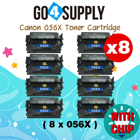 Compatible (WITH CHIP) Canon 056H CRG-056H CRG056H Toner Cartridge Use for Canon ImageCLASS LBP325dn LBP325X MF543dw MF543X MF542X Printers