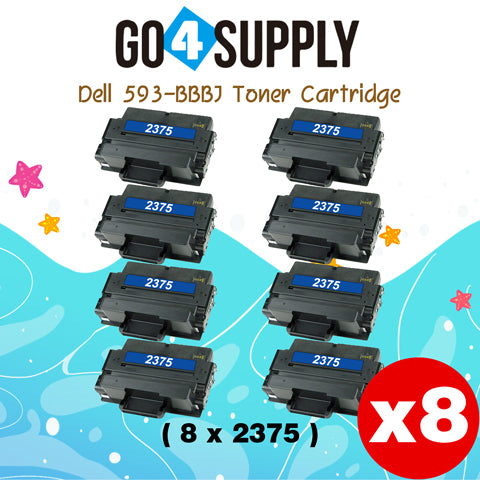 Compatible Dell 593-BBBJ 8PTH4 C7D6F B2375 Toner Cartridge Used for Dell B2375dnf B2375dfw B2375 2375dnf Printers